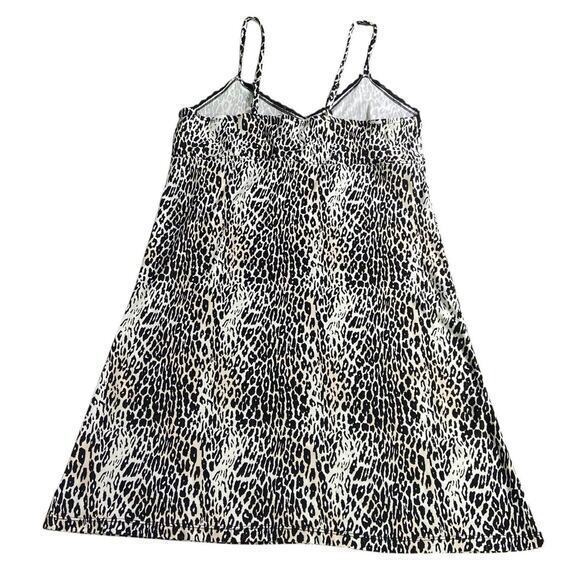 Rene Rofe Chemise‎ Teddy & Robe Cheetah Print Set Lingerie Women's Size Medium - Picture 10 of 12